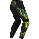 ONEAL 2026 ELEMENT RANCID BLACK & NEON YELLOW KIDS PANTS