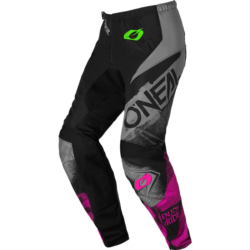 ONEAL 2026 ELEMENT ROLLER BLACK & PINK KIDS PANTS