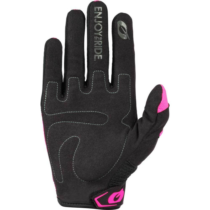 ONEAL 2025 ELEMENT RACEWEAR BLACK & PINK KIDS GLOVES