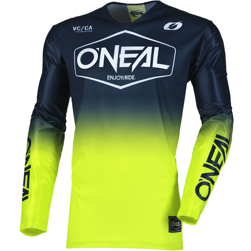 ONEAL 2026 MAYHEM HEXX BLUE & NEON YELLOW JERSEY