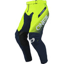 ONEAL 2026 MAYHEM HEXX BLUE & NEON YELLOW PANTS