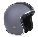RXT CLASSIC MATTE DARK GREY & BLACK OPEN FACE HELMET