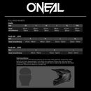 ONEAL 2023 2 SRS RUSH RED & NEON YELLOW KIDS HELMET