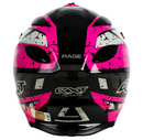 RXT A727 SECTOR RAGE GLOSS BLACK & MAGENTA HELMET
