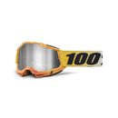100% ACCURI 2 RAZZA GOGGLES WITH SILVER MIRROR LENS