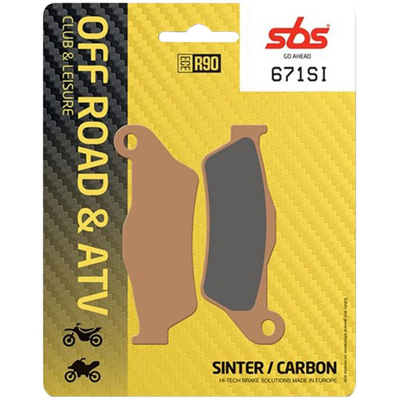 SBS KTM/HUSKY/HUSABERG SINTERED FRONT BRAKE PADS - SB671SI