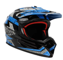 RXT A727 SECTOR RAGE GLOSS BLACK & BLUE HELMET