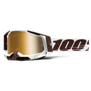 100% RACECRAFT 2 SNOWBIRD GOGGLES WITH TRUE GOLD MIRROR LENS