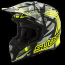 SUOMY MX SPEED SERGEANT MATTE GREY & FLURO YELLOW HELMET