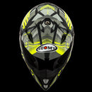 SUOMY MX SPEED SERGEANT MATTE GREY & FLURO YELLOW HELMET