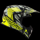 SUOMY MX SPEED SERGEANT MATTE GREY & FLURO YELLOW HELMET
