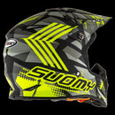 SUOMY MX SPEED SERGEANT MATTE GREY & FLURO YELLOW HELMET