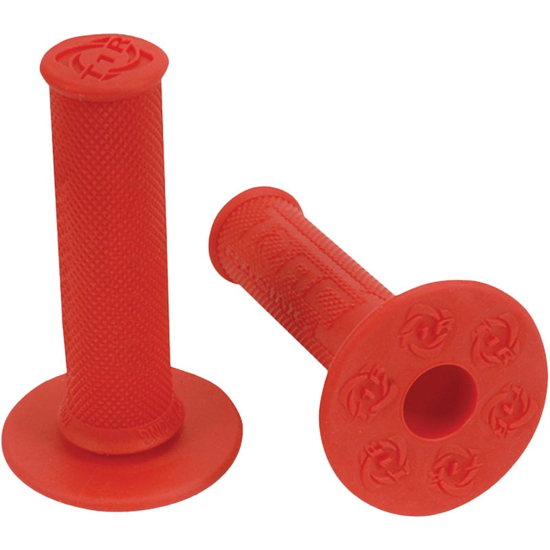 TORC1 RED HOT LAP FULL DIAMOND SOFT COMPOUND MX GRIPS WITH GLUE