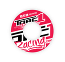 TORC 1 RED & WHITE GRIP DONUTS (PAIR)