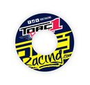TORC 1 YELLOW & BLUE GRIP DONUTS (PAIR)