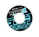 TORC 1 CYAN & BLACK GRIP DONUTS (PAIR)