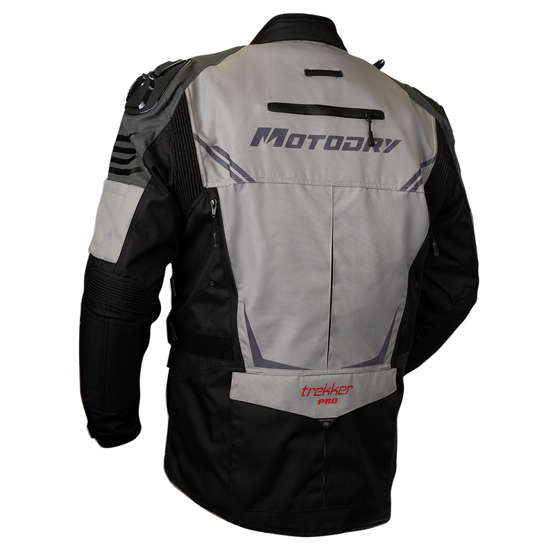 MOTODRY TREKKER PRO BLACK, ANTHRACITE & GREY JACKET