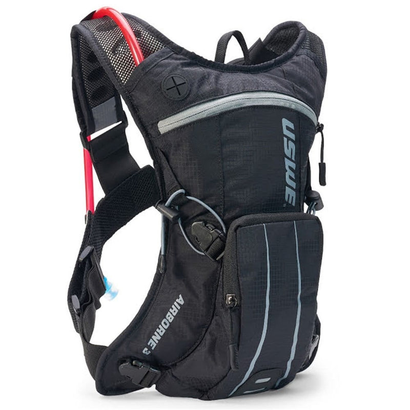 USWE AIRBORNE 3L MTB BLACK & GREY HYDRATION PACK