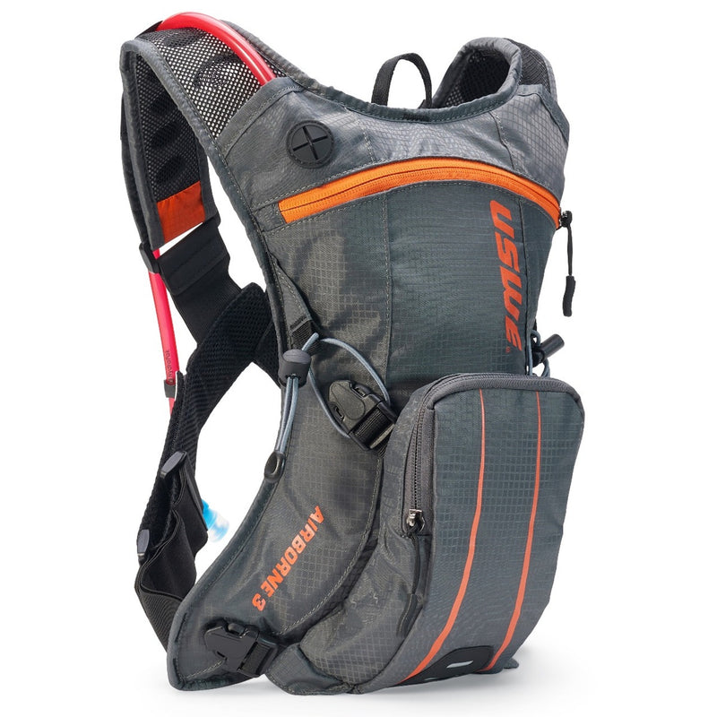 USWE AIRBORNE 3L MTB ORANGE & GREY HYDRATION PACK”