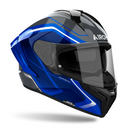 AIROH MATRYX WIDE  BLUE GLOSS HELMET