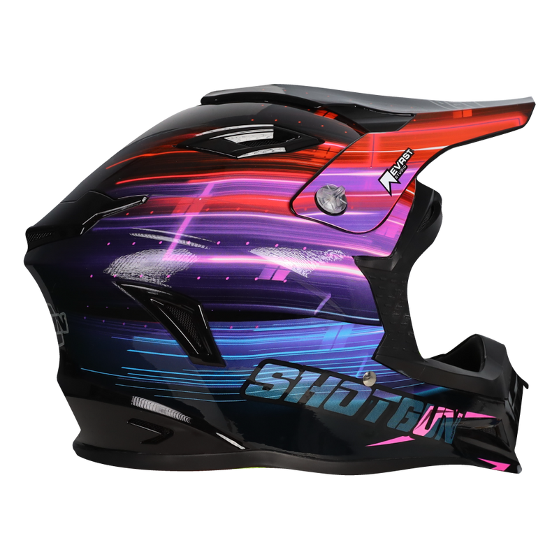 RXT SG1 ULTRA+ BLUR BLACK & PINK HELMET