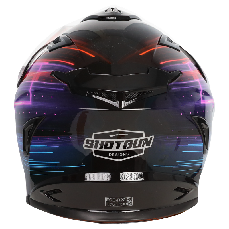 RXT SG1 ULTRA+ BLUR BLACK & PINK HELMET