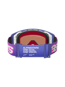 ALPINESTARS SUPERTECH VISTA PURPLE FLURO-PINK GOGGLES WITH BLUE MIRROR LENS