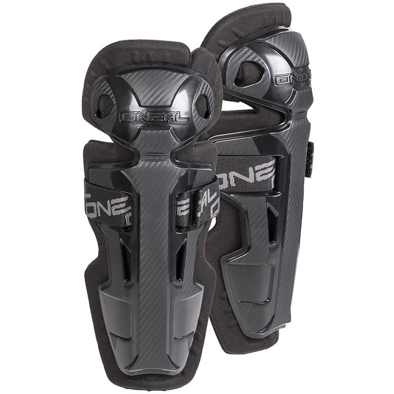 ONEAL PRO 2 BLACK/CARBON LOOK KIDS KNEE GUARDS
