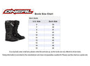 ONEAL RIDER BLACK BOOTS