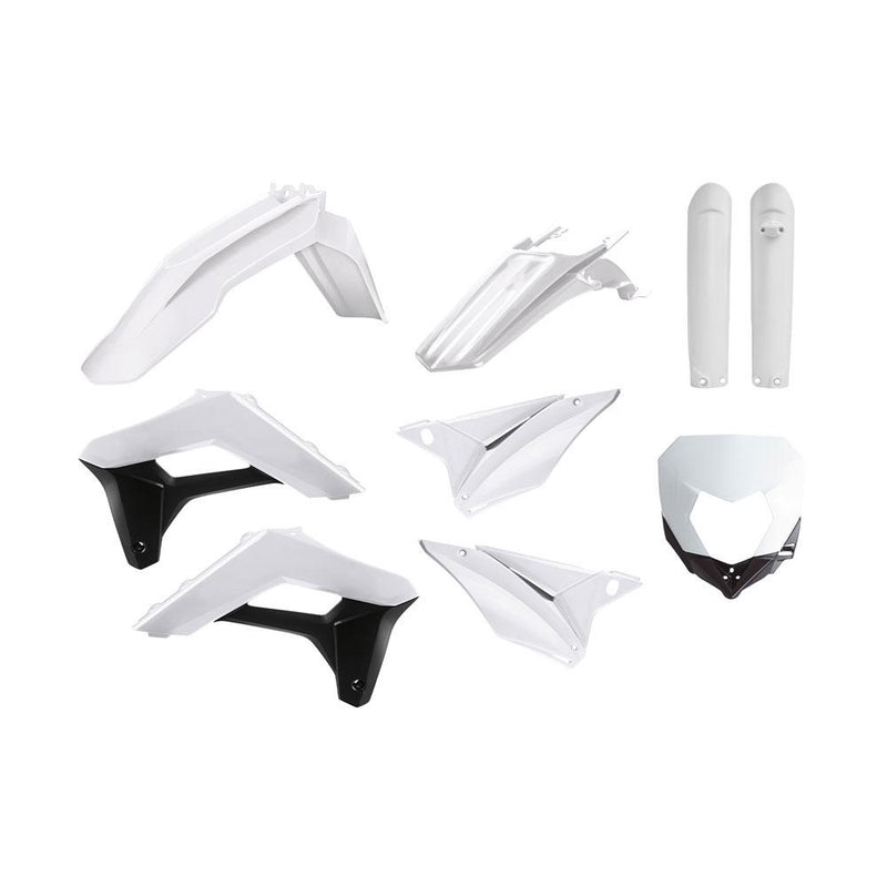 Polisport Enduro Plastics Kit White for SHERCO 17-21