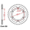 SUPERSPROX 50T KTM REAR SPROCKET