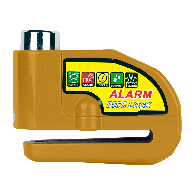 LOK-UP 5.5MM YELLOW ALARM DISC LOCK