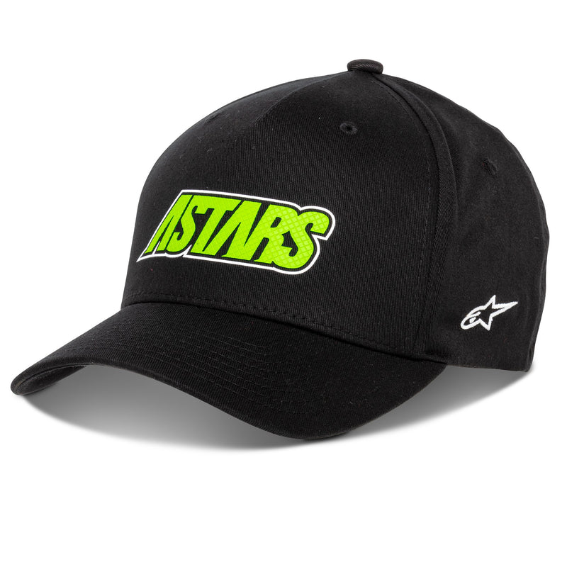 ALPINESTARS BLACK & GREEN DEBRIEF HAT