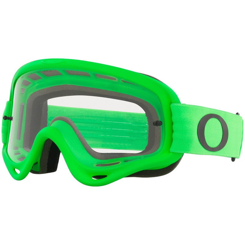 OAKLEY O-FRAME GREEN GOGGLES WITH CLEAR LENS