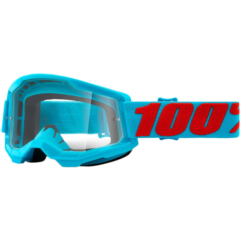 100% STRATA 2 SUMMIT GOGGLES WITH CLEAR LENS