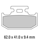 FERODO Brake Disc Pad Set - FDB659EF