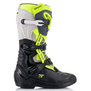 ALPINESTARS TECH 3 BLACK, GREY & FLURO YELLOW BOOTS