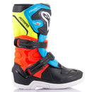 ALPINESTARS TECH 3S BLACK, FLURO & RED KIDS BOOTS