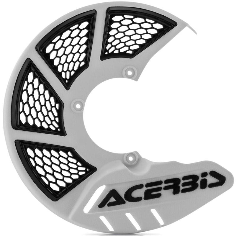 ACERBIS UNIVERSAL X-BRAKE VENTED WHITE & BLACK FRONT DISC COVER