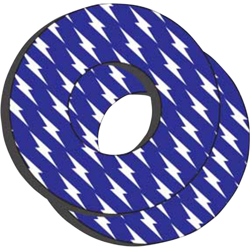 FACTORY EFFEX YAMAHA WHITE & BLUE GRIP DONUTS