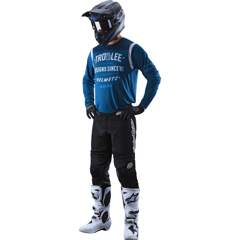 TROY LEE DESIGNS 2022 GP AIR ROLL OUT SLATE BLUE JERSEY