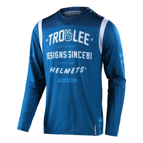 TLD 23W GP AIR JERSEY ROLL OUT SLATE BLUE