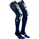 100% REV NAVY & WHITE KNEE BRACE SOCKS