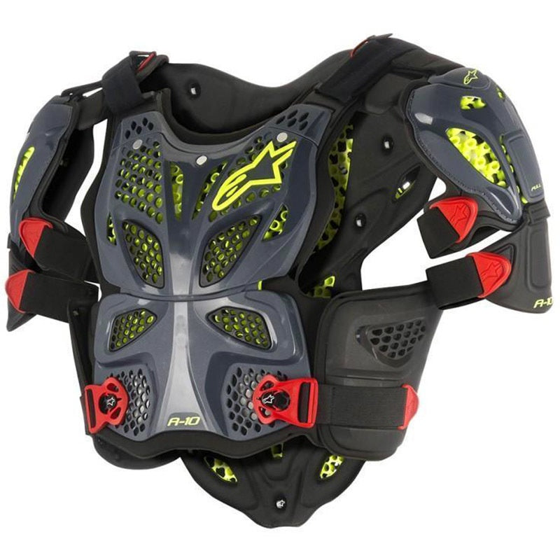 ALPINESTARS A-10 BLACK/RED/YELLOW CHEST ARMOUR