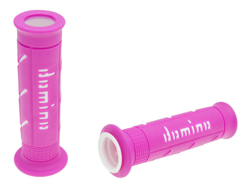 DOMINO PINK & WHITE ROAD A250 GRIPS