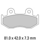 FERODO BRAKE PADS - FDB382P