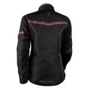 MOTODRY WOMENS "4 SEASONS" BLACK, GREY & MAGENTA JACKET