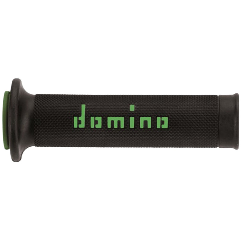 DOMINO A010 BLACK & GREEN SLIM ROAD GRIPS