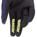ALPINESTARS 2023 TECHSTAR GLOVES, NIGHT NAVY FLUORO YELLOW