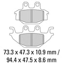 FERODO BRAKE PADS - FDB2184SG